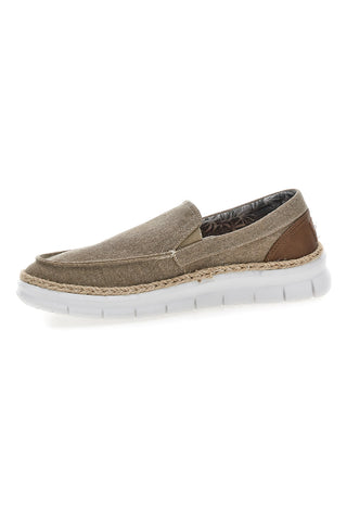 Taupe mokasini iz blaga s kontrastno peto Max dillan MXM518A66