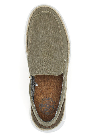 Taupe mokasini iz blaga s kontrastno peto Max dillan MXM518A66