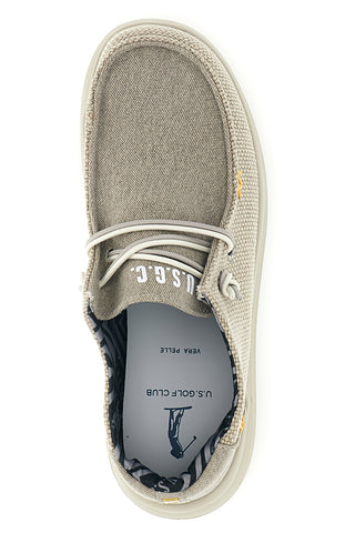Bež mokasini z vezalkami U.s. golf club S2694US4636