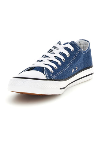 Denim modre superge z vezalkami 2t2l 8011