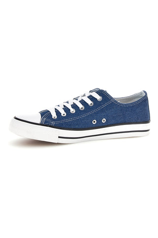Denim modre superge z vezalkami 2t2l 8011