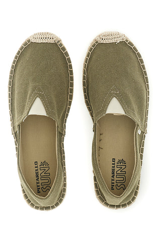 Zelene tekstilne espadrile Pittarello sun SGMS2510