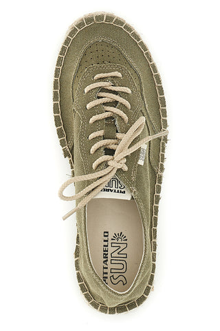 Zelene espadrile z vezalkami Pittarello sun SGMS2508