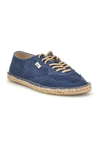 Modre espadrile z vezalkami iz blaga Pittarello sun SGMS2508