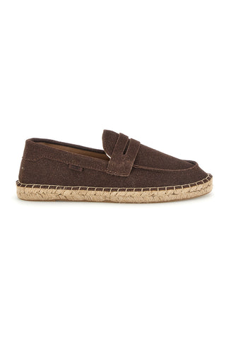 Espadrillas marroni in tessuto Pittarello sun SG24L313