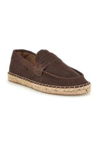 Espadrillas marroni in tessuto Pittarello sun SG24L313