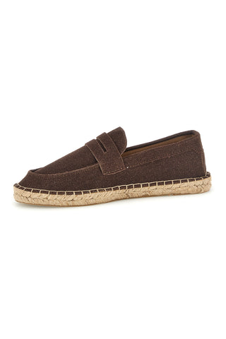 Espadrillas marroni in tessuto Pittarello sun SG24L313