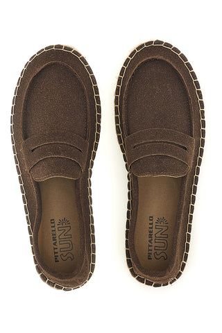 Rjave tekstilne espadrile Pittarello sun SG24L313