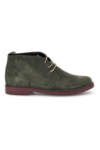 Polacchine verdi in vera pelle Made in Italy Pittarello 322