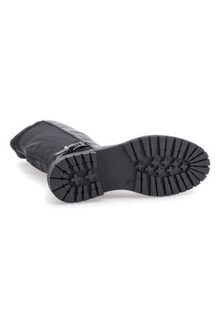 Črni škornji pod kolenom s sponko PITTARELLO CAPSULE 23059065