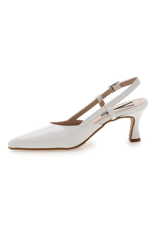 Bele čevlje slingback Made in Italy Pittarello 4394