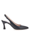 Črne čevlje slingback Made in Italy Pittarello 4371