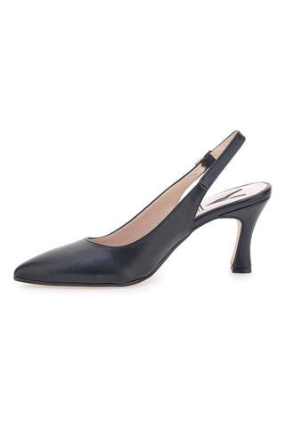 Črne čevlje slingback Made in Italy Pittarello 4371