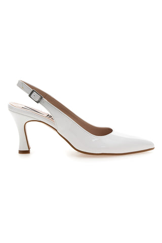 Bele čevlje slingback Made in Italy Pittarello 4371
