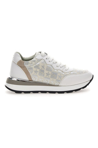 Sneakers By Byblos 241 Bianca z usnjenim podplatom