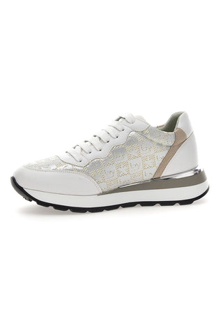 Sneakers By Byblos 241 Bianca z usnjenim podplatom