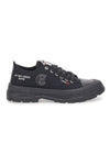 Črni Cotton Belt Silk Sneakers