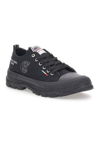 Črni Cotton Belt Silk Sneakers