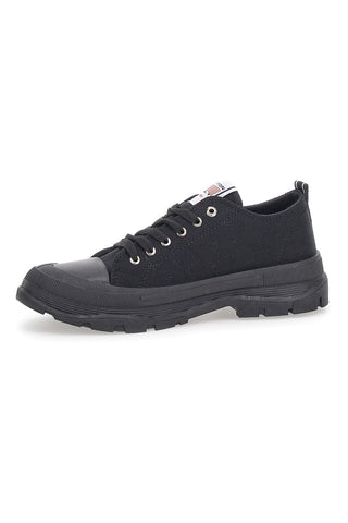 Črni Cotton Belt Silk Sneakers