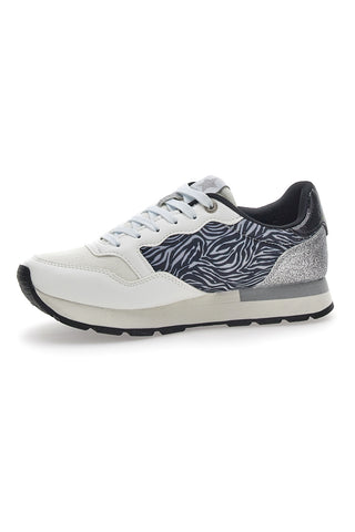 Bele športne copate iz Cotton Belt Sunny Mesh Animal