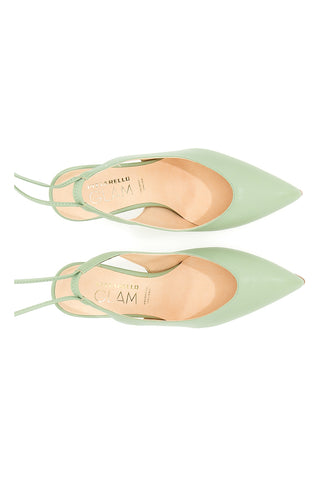 Čipke s čipkami Pittarello Glam 42147 Mint Green