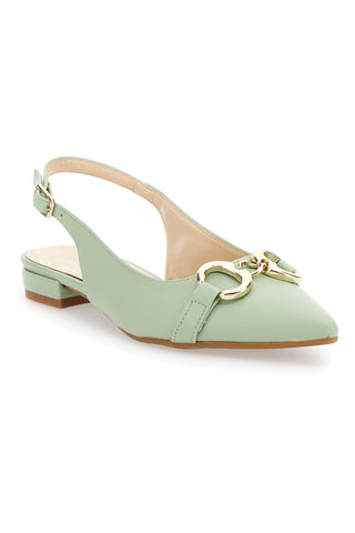 Točkasti copati Pittarello 103003 Mint green