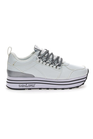 Bele superge Flatform Sara Lopez