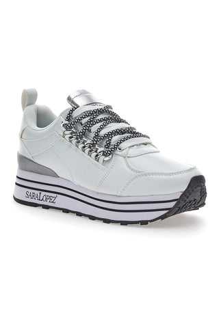 Bele superge Flatform Sara Lopez