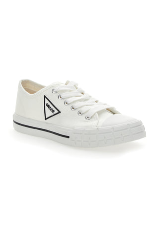 Nizke platnene superge Thank you 3582 White