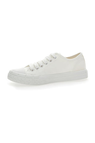 Nizke platnene superge Thank you 3582 White