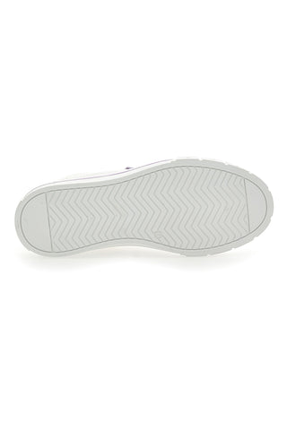 Perforirane platnene superge Thank you 3581 White and Lilac