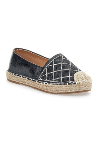 Espadrillas Plocadi 8055 Črne z okraski iz stekla
