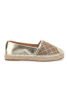 Plocadi 8055 Zlate espadrile s kamenčki