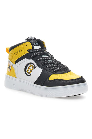Sneakers Mid Cut Cotton Belt Karim rumene