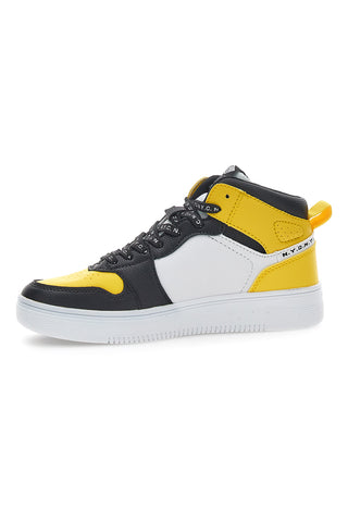 Sneakers Mid Cut Cotton Belt Karim rumene