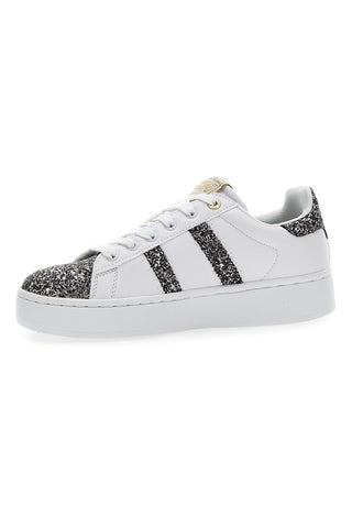 Sneakers Platform Cotton Belt Yard Glitter Bele