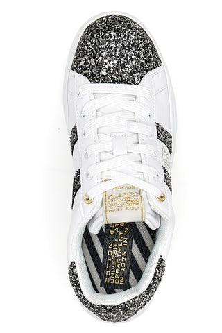 Sneakers Platform Cotton Belt Yard Glitter Bele