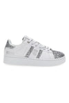 Sneakers Platform Cotton Belt Yard Glitter Bele