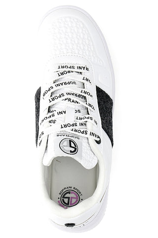 Superge Flatform Soprani Jimmy Glitter Bele
