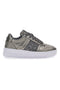 Superge Flatform Soprani Jimmy Glitter Piombo