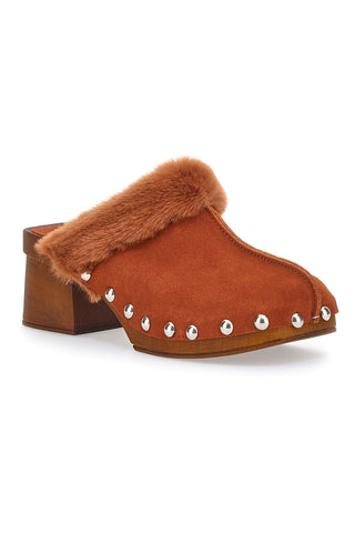 Klompi Clogs iz EcoFur Pittarello Must Have 15301 Cognac