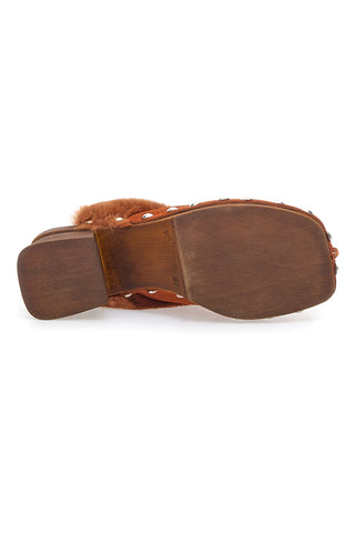 Klompi Clogs iz EcoFur Pittarello Must Have 15301 Cognac