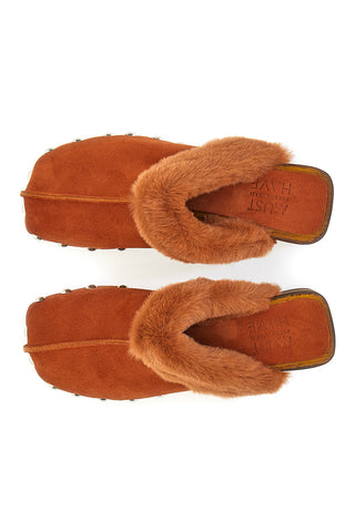 Klompi Clogs iz EcoFur Pittarello Must Have 15301 Cognac