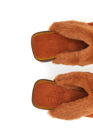 Klompi Clogs iz EcoFur Pittarello Must Have 15301 Cognac