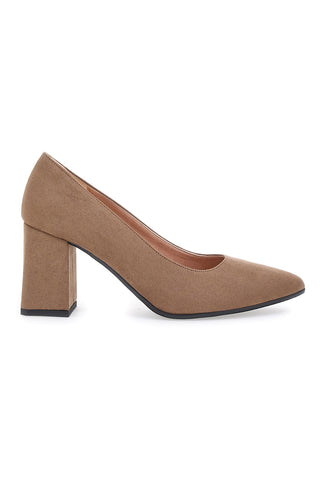 Čevlji z zvonastim peto Pittarello Glam 3701 Camel