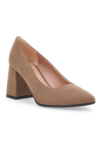 Čevlji z zvonastim peto Pittarello Glam 3701 Camel