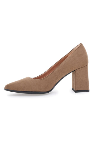 Čevlji z zvonastim peto Pittarello Glam 3701 Camel