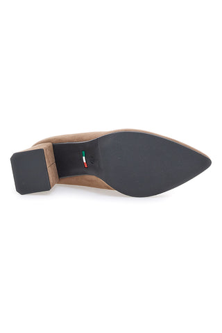 Čevlji z zvonastim peto Pittarello Glam 3701 Camel