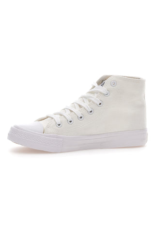 Everlast 230238 bele platnene superge srednjega kroja