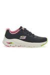 Tekaske copate Skechers Infinity Cool Črne